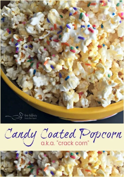 Candy Coated Popcorn | "Crack-Corn" | Only Takes 10 Minutes To Make! | Perfect Party Snack