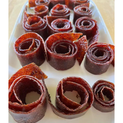 Plum and Honey Fruit Leather | Healthy, Quick Snack | Homemade Fruit Roll Up