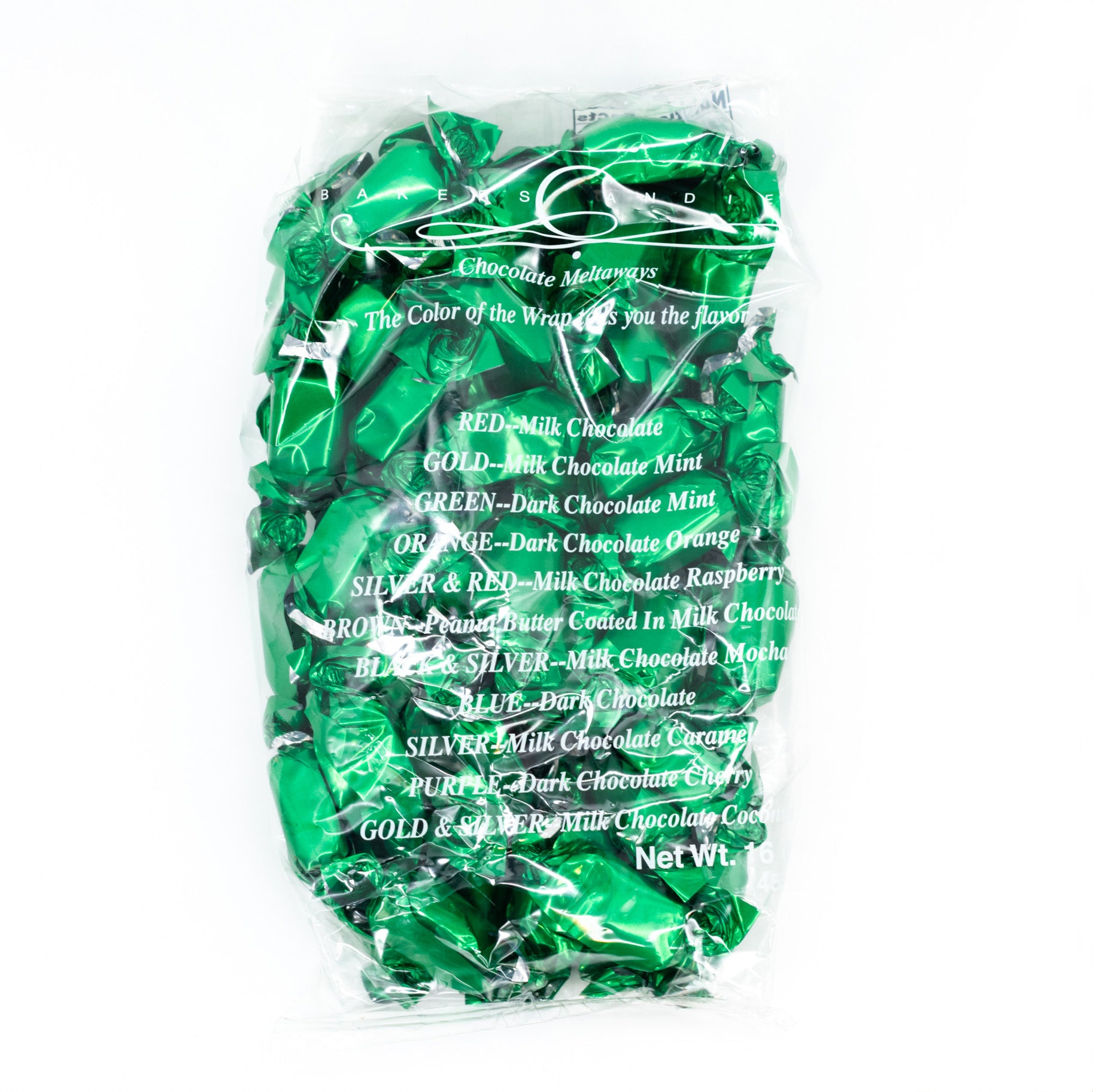 Meltaway Dark Chocolate Mint Chocolates | 1 lb | Baker's Candies