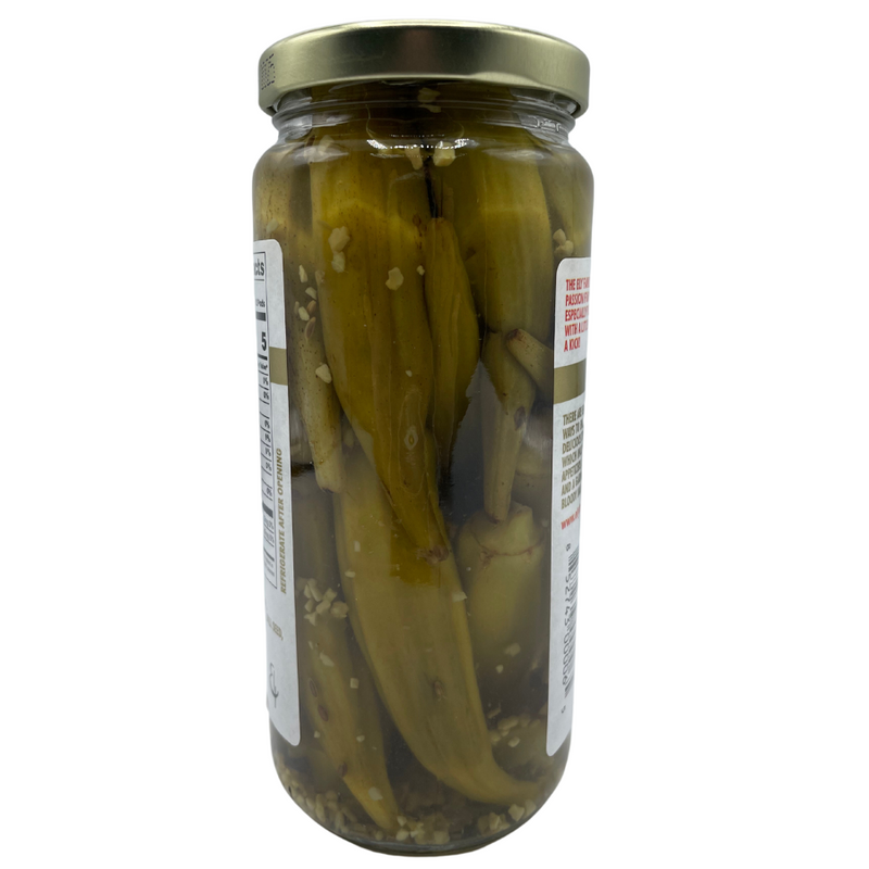 Pickled Okra | Sweet and Spicy | Harvested Fresh | Homemade Recipe |  12 oz. Jar | Pack of 3 | Shipping Included