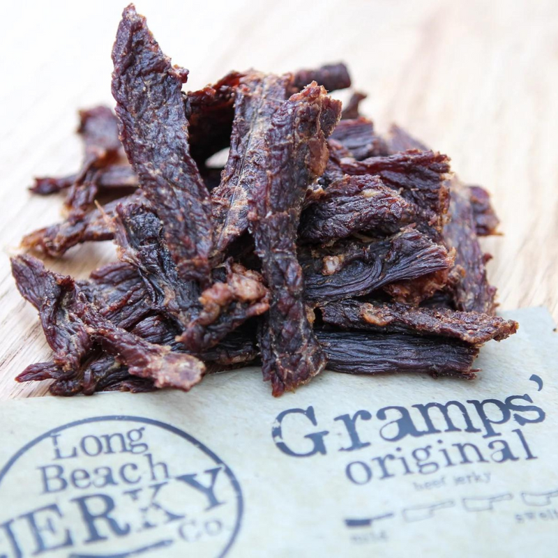 Beef Jerky | 2.5 oz. | Gramps Original Flavor | High Protein Snack | Bold and Savory | Nebraska Beef Jerky | Made with the Best Beef | Perfect Snack for Car Rides | Healthy, High Protein Snack
