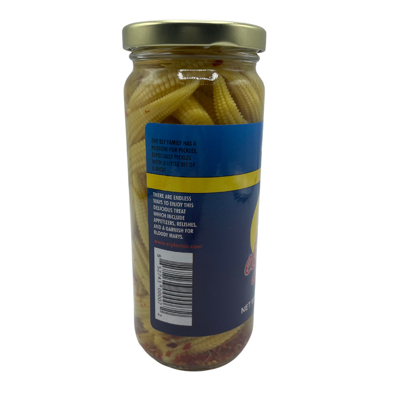 Pickled Baby Corn | Sweet and Spicy | Zesty Pickle Flavor | Made in USA | Perfect for Bloody Mary&