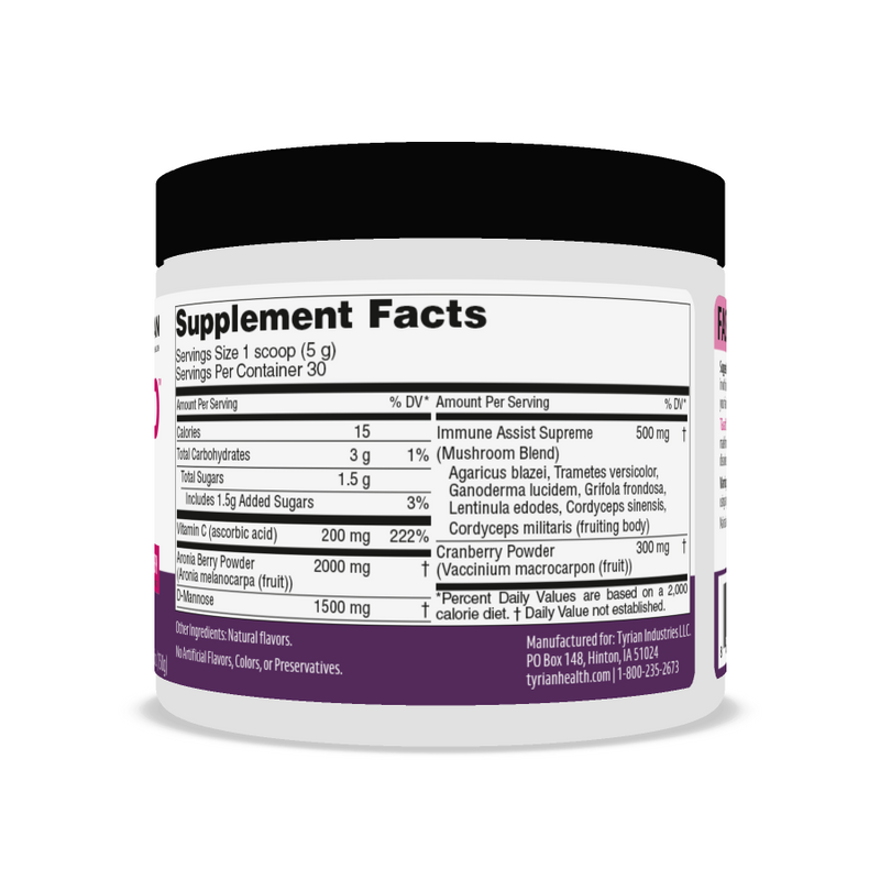 Nutritional Aronia Berry and Cranberry UTI Supplement | Supports Immune System | Polyphenols and Vitamin C | 5.3 oz. - 30 Servings per Container | One Year Supply | 12 Pack | Shipping Included | TGuard