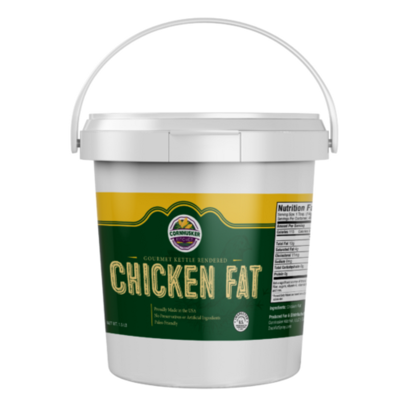 Cooking Fat Trio | Duck Fat, Chicken Fat, Beef Tallow | 1.5 lb. Tubs | Premium Cooking Fat | GMO Free | No Preservatives | Shipping Included