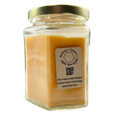 Mulled Cider Candle | Apple Scent with Hints of Spice | Luxury Beeswax & Soy Blend Candle | Mission Project Fundraising Candle | Hand Crafted | Multiple Sizes