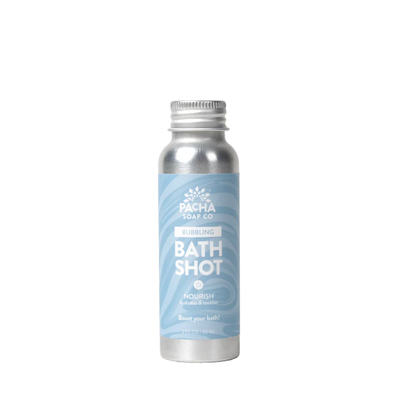 Nourish Bath Shot | 2 oz. | Adds Extra Bubbles, Oils, & Minerals | Neutral Scent | Nourishes Skin | Vitamin-Rich | Hydrates Skin