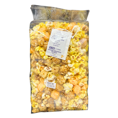 Triple Delicious Popcorn | Made in Small Batches | Caramel, Cheese, and Buttered Popcorn Mix | Sweet and Savory Snack | Ready To Eat | Popped Popcorn Snack | Movie Night Essential | Nebraska Popcorn