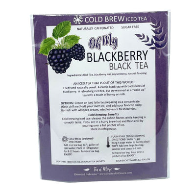 Front Image of Oh My Blackberry Black Tea Package