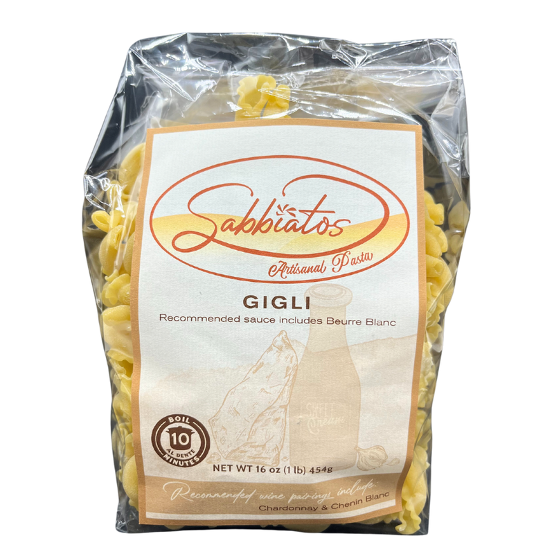 Hand Made Italian Based Artisan Pasta | Gigli Spiral Noodles | Made in Small Batches | Cooks in Under 10 Minutes | Pack of 3 | Shipping Included