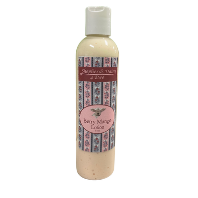 Berry Mango Lotion | Multiple Sizes | Victorian Lotion | Skin Firming Lotion | Fresh, Fruity Blend Of Mango, Pear, & Berries | Slight Musk Undertone | Moisturizing | Sheep Milk Lotion | Hand and Body Lotion