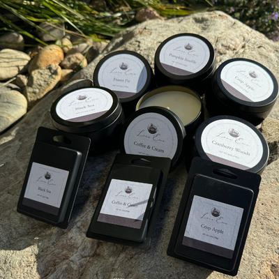 Luxury Scented Candle | Black Sea Fragrance | Oceanic Accords with Dark Musk and Sandalwood Airy Scent | Handmade in Small Batches | Natural USA Grown Soybean Soy Wax |6 oz