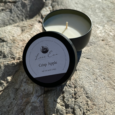 Luxury Scented Candle | Crisp Apple Fragrance | Fresh Apple with Hints of Citrus Scent | Perfect Fall Scent | Handmade in Small Batches | Natural USA Grown Soybean Soy Wax | 6 oz