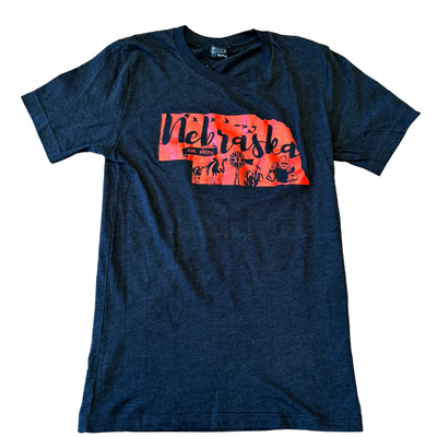 Nebraska T-shirt |  Black | Unisex | Unique T-Shirt | Things Nebraska is Known For | Soft Blend Fabric | Multiple Sizes