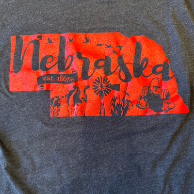 Nebraska T-shirt |  Black | Unisex | Unique T-Shirt | Things Nebraska is Known For | Soft Blend Fabric | Multiple Sizes
