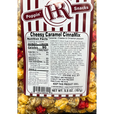 Cheesy Caramel Cinnamix Popcorn | Made in Small Batches | Party Popcorn | Perfect Combo Of Cheese, Caramel, and Cinnamon Popcorn  | Ready To Eat | Popped Popcorn Snack | Movie Night Essential | Sweet & Salty Treat