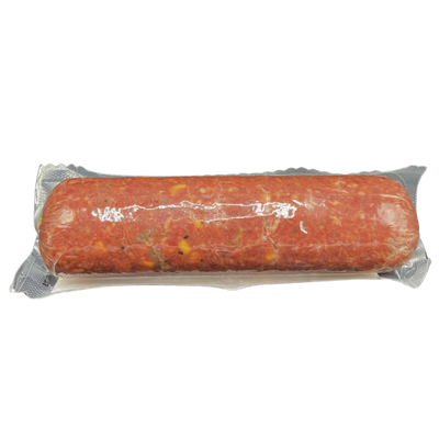Jalapeno Peppercheese Summer Sausage | All Natural Bison Meat | High Protein Snack | No MSG | Ready To Eat | Charcuterie |  7-8 oz. Roll | Pack of 6 | Shipping Included