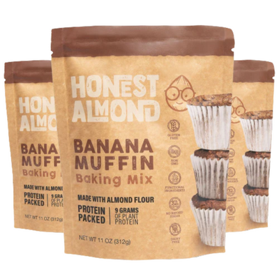 Protein Packed Gluten Free Non GMO  11 oz Muffin Mix  Made with Almond Flour Honest Almond Brand