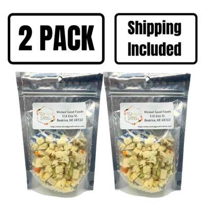 Freeze Dried Soup | Loaded Baked Potato Soup | 1.25 oz. | Just Add Water | 2 Pack | Shipping Included | Packed With Flavor | College Meal Ideas