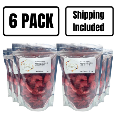 Freeze Dried Strawberries | 1 oz. Bag | Optimal Amount Of Nutrients | Light Crisp Snack | Healthy | Perfect For Car Rides | 6 Pack | Shipping Included