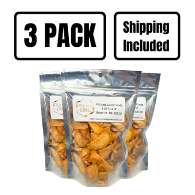 Freeze Dried Veggies | Sweet Potato Chips | 2 oz. | Fulfill Your Sweet & Salty Cravings | Crunchy & Delicious | 3 Pack | Shipping Included