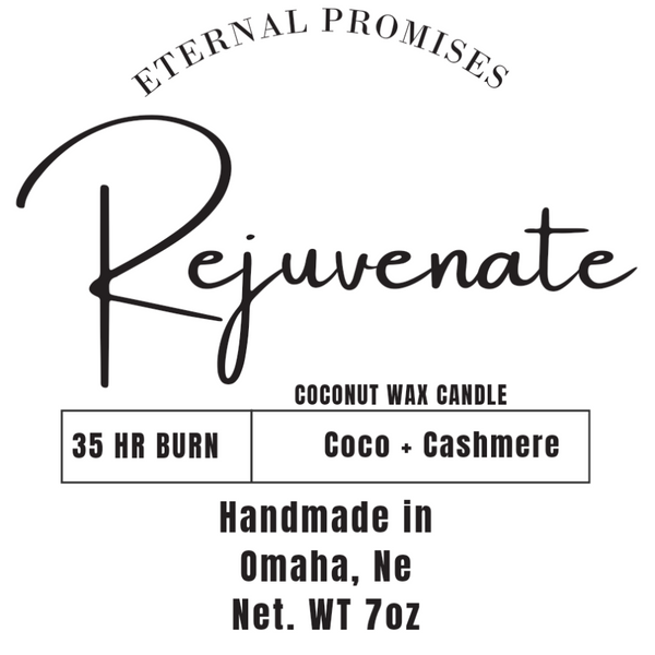 Rejuvenate Candle Label