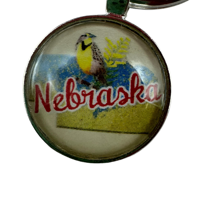 Nebraska Necklace Meadowlark Blue