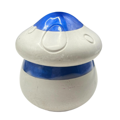 Mushroom Shaped Jar With Lid | Perfect For Jewelry, Cosmetics, Or Storage Needs | Fun & Unique Style | Made With Durable Concrete | Nebraska Creation