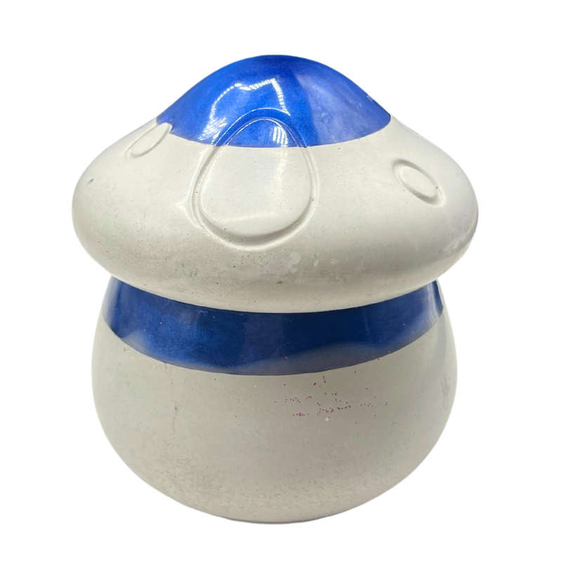 Mushroom Shaped Jar With Lid | Perfect For Jewelry, Cosmetics, Or Storage Needs | Fun & Unique Style | Made With Durable Concrete | Nebraska Creation