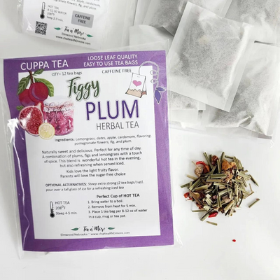 Figgy Plum Herbal Tea by Tea N More 