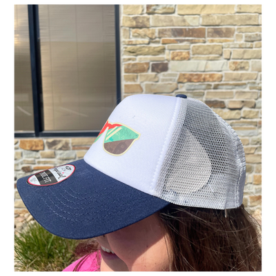Nebraska Ball Cap | Cool Joe Hat | Gray/Navy Color | One Size Fits Most | Adjustable | Perfect Final Touch To Any Outfit | Summer Hat For Men & Women