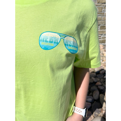 Nebraska T-Shirt | Nebraska Aviator Tee | Green Or Red Options | Multiple Sizes | Soft-To-Touch & Breathable Material | Fun & Bright Vibe