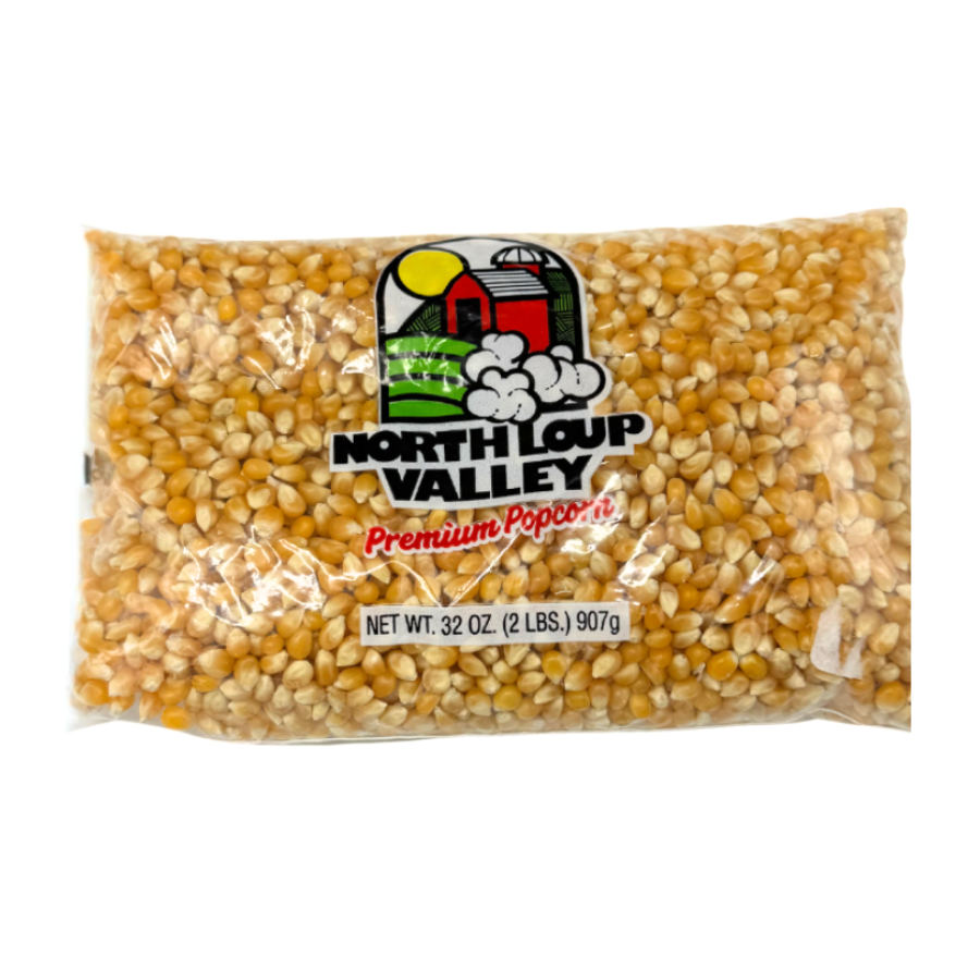 Yellow Un-Popped Popcorn Kernels | 2 lb | Non-GMO | Popcorn County