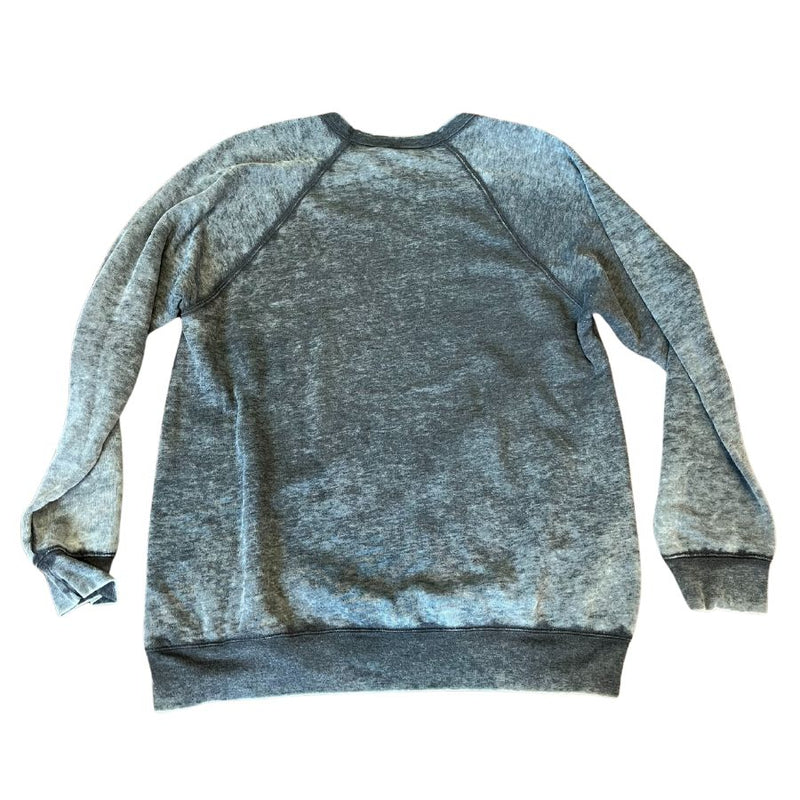 Freedom Sweatshirt | Material Blend | Relaxed-Fit | Soft and Loose Fabric | Multiple Sizes | Gray | Crewneck For Ladies | Nebraska Pullover | Stylish