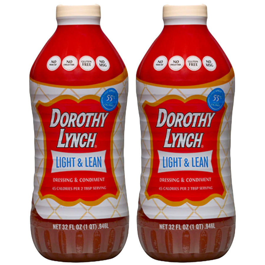 Light and Lean Dorothy Lynch Salad Dressing | Pack of 2 | 32 oz Light and Lean Dorothy Lynch Salad Dressing | Pack of 2 | 32 oz