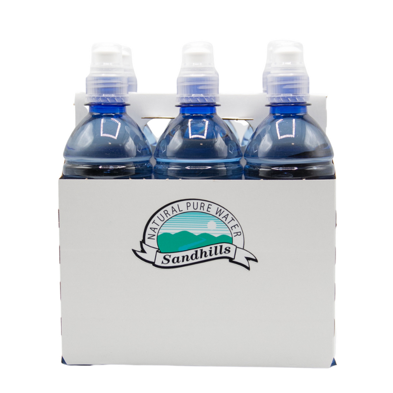 1/2 Liter Water Bottles | Drinking Water | Sandhills Natural Water | Straight from the Ogallala Aquifer | No Reverse Osmosis | 6 Pack on the Go