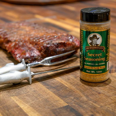 Jim Baldridge Secret Seasoning | 4.7 oz. Bottle | Perfect Meat and Vegetable Seasoning | Combination Of 23 Herbs And Spices | Adds Delicious Flavor To Every Dish | Nebraska Seasoning
