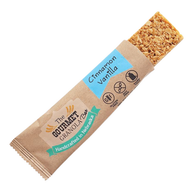 Cinnamon Vanilla Granola Bar | Healthier Version Of Oatmeal Cookies | Soft & Chewy | Healthy & Clean Snack | Perfect For On-The-Go | Gluten, Dairy, & Soy Free