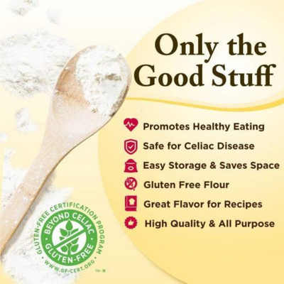 Almond Flour | 2 LB Bag | All Purpose Flour | Light, Non-Gritty Texture | 100% Tasty | Filled with Prebiotic Dietary Fiber | Flour Substitute