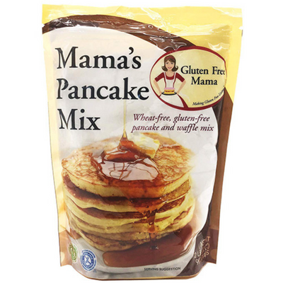 Gluten Free Pancake and Waffle Mix | 2lb. Bag | Gluten Free Mama's | Makes Light, Fluffy, Authentic Tasting Pancakes | Easy to Follow Recipe | Add Fruit or Spices for Extra Flavor | Perfect Breakfast Food | Nebraska Recipe