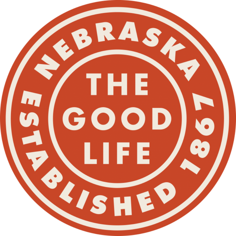 The Good Life | Nebraska Established 1867 | Weather Resistant Sticker