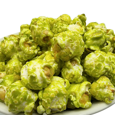 Green Apple Popcorn | Made in Small Batches | Party Popcorn | Fruit Lovers | Fresh Taste | Burst of Flavor | Ready to Eat | Movie Night Essential | Popped Popcorn Snack | Sweet Treat