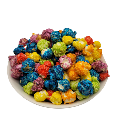 Rainbow Jumbo Popcorn | 84 Servings | Party Popcorn | Perfect For Birthdays, Weddings, And All Other Special Occasions | Colorful Candy Coated Popcorn | Ready To Eat | No Hassle | Nebraska Popcorn