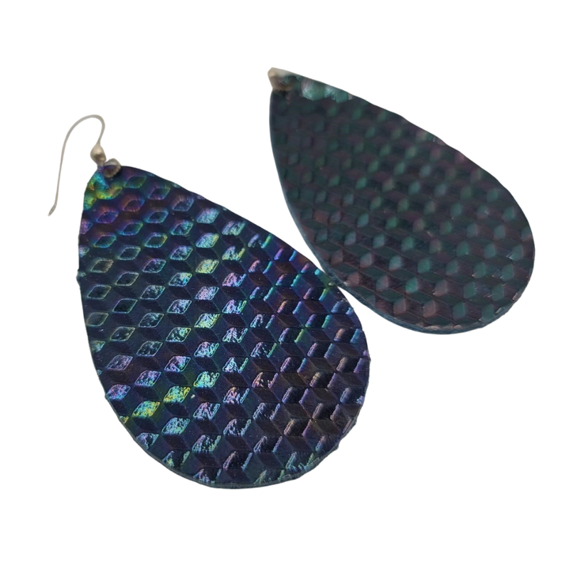 Leather Earrings | Multiple Colors and Designs | EL1000 | Lightweight | Crafted Leather Earrings For Any Occasion | Lasts a Lifetime | Nebraska Earrings | Made with High Quality Materials | Endures Style and Comfort