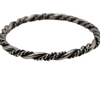 3 Wire Sterling Twisted Ring | Large | R182 | Simple, Elegant Ring | Goes With Any Outfit Or Occasion | Nebraska-Made Ring | Long Lasting | Polishing Pad Included