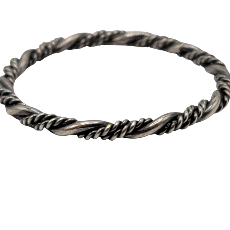 3 Wire Sterling Twisted Ring | Large | R182 | Simple, Elegant Ring | Goes With Any Outfit Or Occasion | Nebraska-Made Ring | Long Lasting | Polishing Pad Included