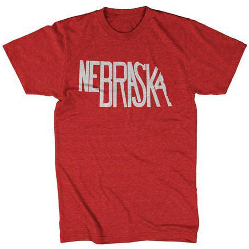 Nebraska Stately Tee Shirt | Red