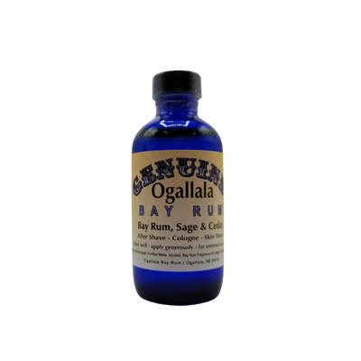 Cologne & Aftershave | Dual Purpose | Bay Rum Scent with Sage & Cedar | Choose Your Size | 4 oz. and 8 oz. Options | Hand Crafted | Perfect Gift For Him | Men's Cologne | Men's Aftershave
