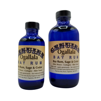Cologne & Aftershave | Dual Purpose | Bay Rum Scent with Sage & Cedar | Choose Your Size | 4 oz. and 8 oz. Options | Hand Crafted | Perfect Gift For Him | Men's Cologne | Men's Aftershave