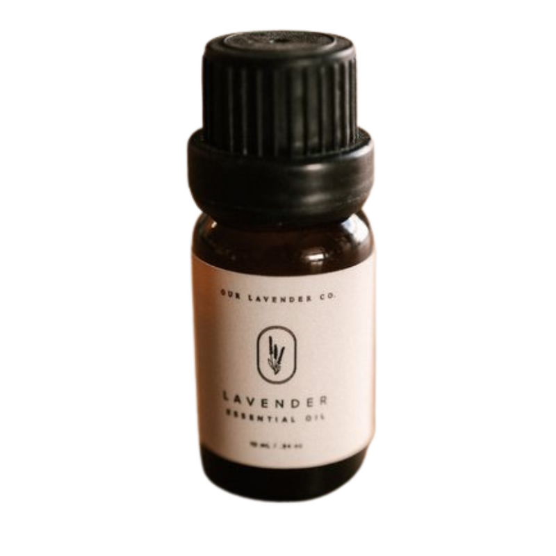 Lavender Essential Oil | 100% Natural Organic Oil | Home Grown Lavender | Reduces Stress | Helps Bug Bites | Treat Anxiety | 10 ml .34 oz