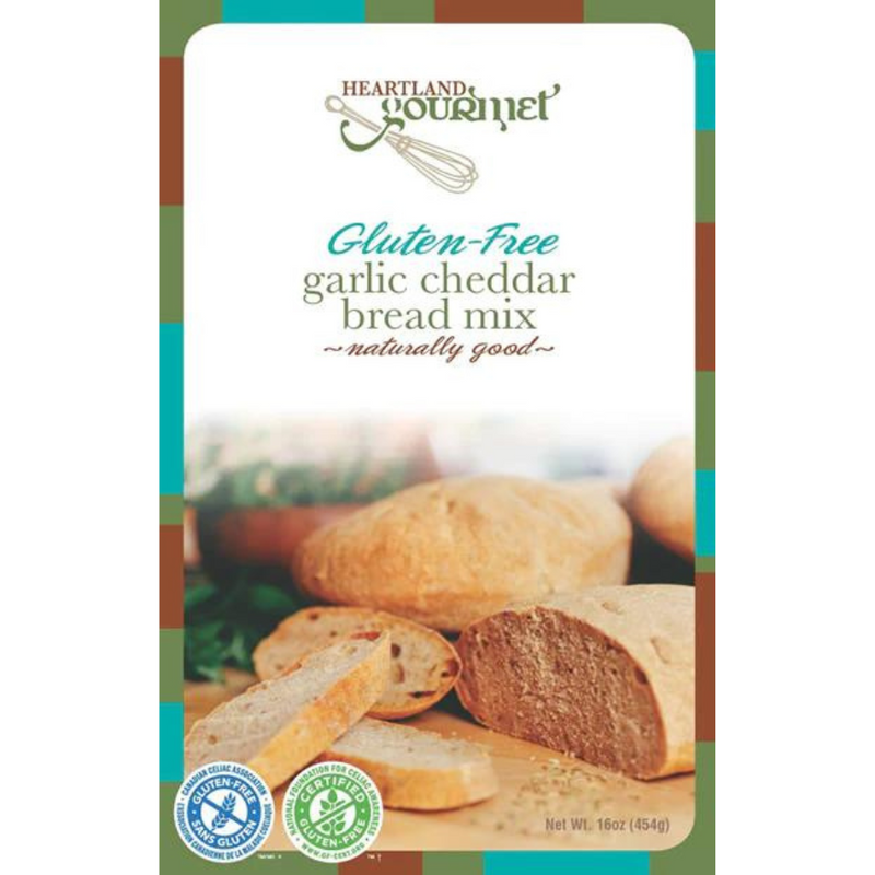 Gluten Free Garlic Cheddar Bread Mix | Quick and Easy Bread Mix | Certified Gluten Free Ingredients | 2019